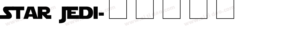 Star Jedi字体转换